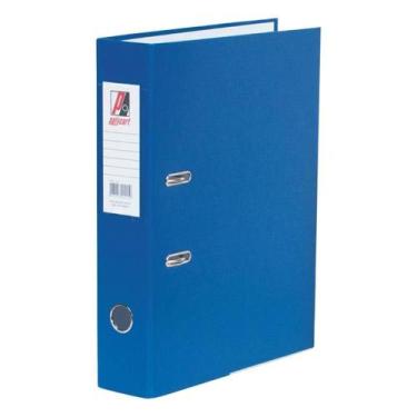 Imagem de 32 Pastas Fichário Escritorio Az Ofício Largo Visor Lombada - Polycart