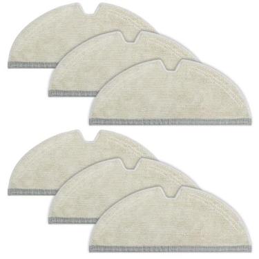 Imagem de Pano de esfregão de microfibra, 6 pacotes para Roborock E Series, S5, 