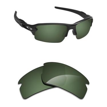 Imagem de Alphax Lentes de reposição polarizadas cinza verde para óculos de sol Oakley Flak 2.0 XXL OO9488