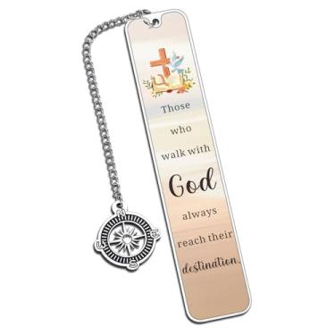 Imagem de Presentes de Natal cristãos para mulheres, presentes de batismo para homens, marcadores bíblicos a granel para mulheres, marcadores de livro de confirmação de primeira comunhão para adolescentes