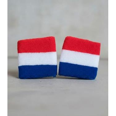 Imagem de Munhequeira Pulso Atoalhada 8 Cm Kit 2 Unds Absorvente