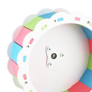 Imagem de Zyyini Brinquedo Durável do Pvc da Roda Silenciosa da Forma do Girassol para a Roda Running Animal de Estimação para o Brinquedo Hamster (#9)