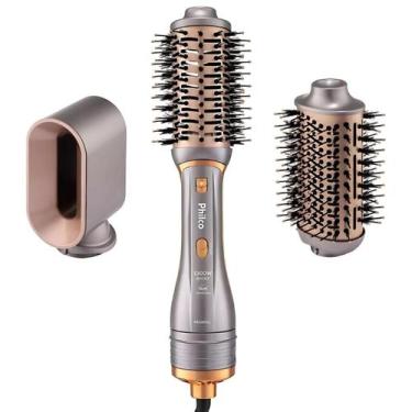 Imagem de Escova Secadora Philco 3 acessórios 1300W Turbo Bivolt Efeito Salão
