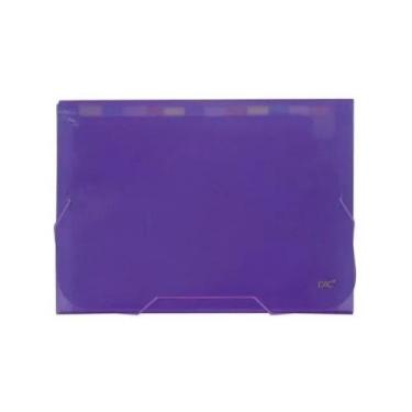 Imagem de Pasta Sanfonada A4 12 Divisórias Lilás Dac