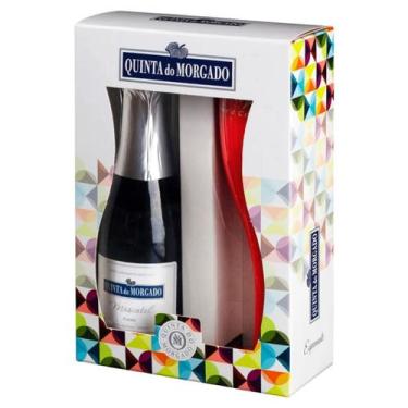 Imagem de Kit Espumante Moscatel Branco 187ml c/ Taça - Quinta do Morgado