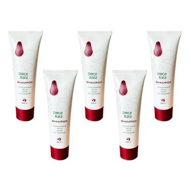 Imagem de Kit 5 Shampoo Doce Raiz Natural De Extrato De Batata Doce De 250ml
