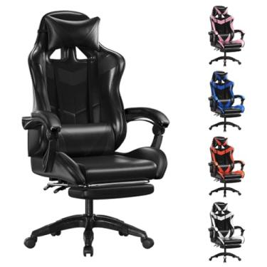Imagem de Cadeira Gamer Ergonômica - Escritório, Casa e Universitário com Reclinação e Altura Ajustável (Cor aleatoria)