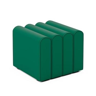 Imagem de Armários para sapatos com prateleiras para sapatos Banco de sapatos para porta casa, moderno, sala verificação, banco quadrado, cabeceira, loja roupas, sofá, entrada(Green)