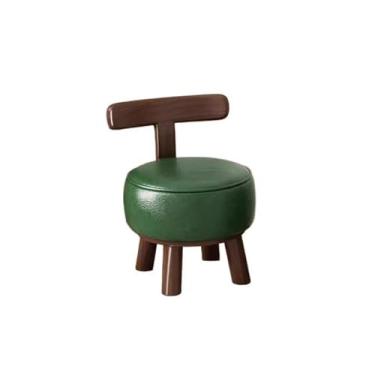 Imagem de Armários para sapatos com prateleiras para sapatos Cadeira giratória de madeira maciça para uso doméstico, cadeira pequena para sala estar, sofá, banco, para crianças, para sapatos