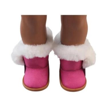 Imagem de Botas de Neve de Pelúcia para Boneca de 18 Polegadas (75cm) - Sapatos 