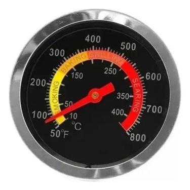 Imagem de 2X Termômetro Churrasqueira Bafo Forno Defumador 350ºc