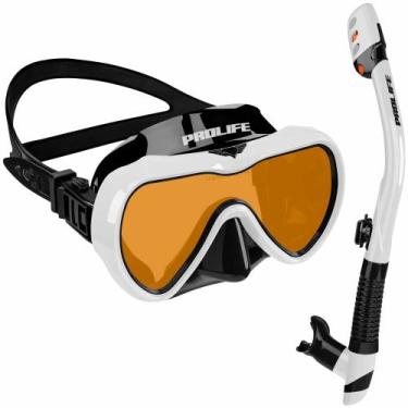 Imagem de Máscara de Mergulho Antiembaçamento com Snorkel Atlantic - Prolife, Br