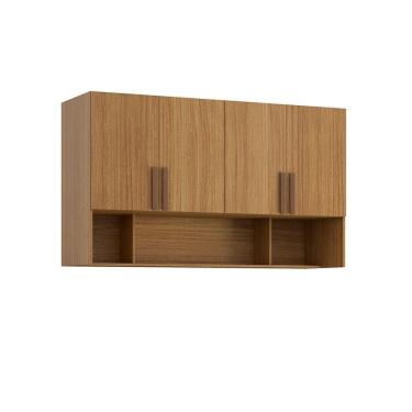 Imagem de Guarda-Roupa Modulado Aéreo Altezza Trend 4 Portas Freijó 150 cm