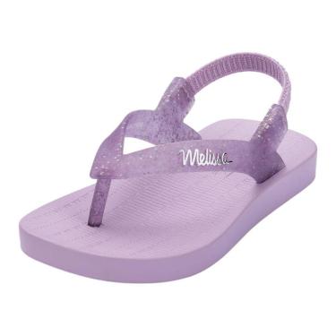 Imagem de Chinelo Infantil Menina Elastico Sun Long Beach Mini Melissa-Feminino