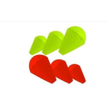 Imagem de Boia Guia Lambari Isopor c/8 unid nº3 Ø16mm x 27mm - StornyFishing