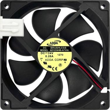Imagem de Ventoinha AD1224HB-A73GL 24V 0.25A 6W 2L 2P 120X120X25 A1 - Adda