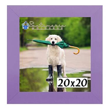 Imagem de Porta Retrado Molduras 20x20 Lilás