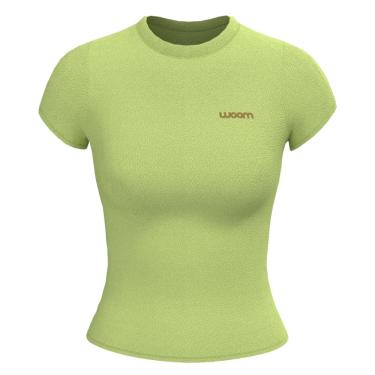 Imagem de Camiseta Running I Woom Chicago Verde e Dourado Feminino 2023