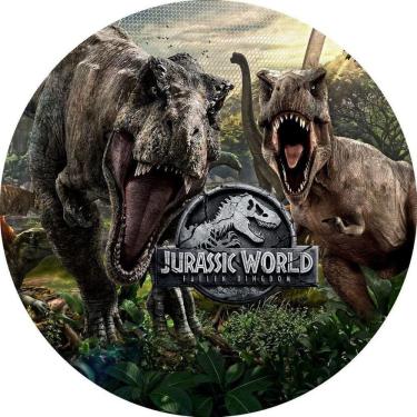 Imagem de Painel Redondo 3D Sublimado Dinossauro Frd-483
