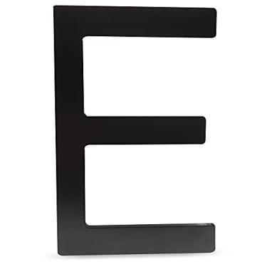 Imagem de BetLight Letra de casa de 15 cm - Número de endereço residencial flutuante moderno de aço inoxidável/letra E