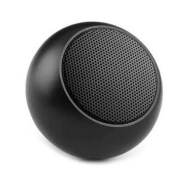 Imagem de Mini Caixinha Som Bluetooth Recarregável Amplificada Cor Preta - Altom