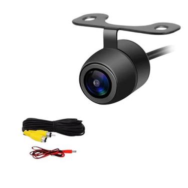 Imagem de Câmera de Ré Automotiva Estacionamento Visão Noturna Colorida a Prova 