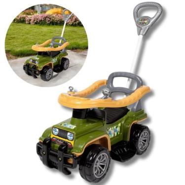 Imagem de Carrinho De Passeio Infantil Empurrador Quadriciclo Militar - Maral
