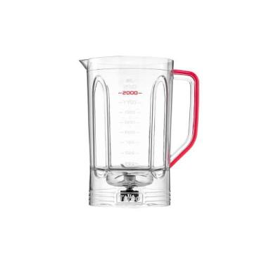 Imagem de Copo Cristal Vermelho do Liquidificador Mondial (sem tampa) L-1000-R, 