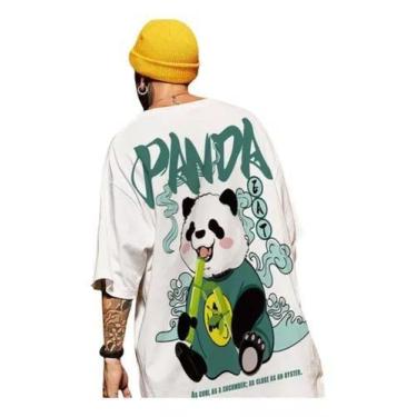 Imagem de Camiseta Oversized Streetwear - Panda Academia para Treino - Loja Dink