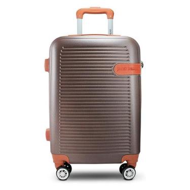 Imagem de Mala de Viagem Pequena Bordo ABS Rígida Jacki Design 4 Rodinhas Giro 3