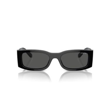 Imagem de Óculos de Sol Vogue Eyewear 0VO5584S W44/87 Tam 53 / Preto - Lentes Cinza Escuro