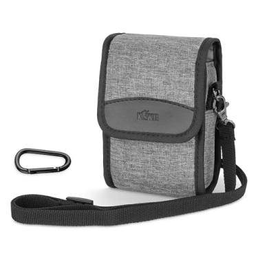 Imagem de Compact Camera Case Travel Belt Pouch, Digital Camera Small Bag with Shoulder Strap Crossbody Bag for Sony RX100 VI ZV-1 II ZV-1 ZV-1F , Ricoh GR III, Canon ZS720 G7XIII GR IIIx, Olympus TG-6 TG-5