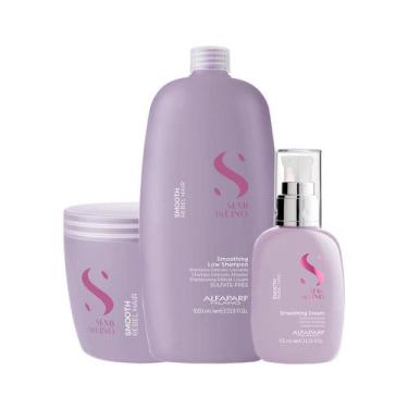 Imagem de Kit Alfaparf SDL Smooth Smoothing - Shampoo+Máscara+Creme - ALFAPARF M