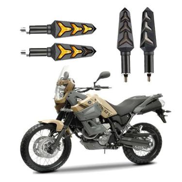 Imagem de KIT 4 Seta Sequencial Pisca de Led Universal Estrela Modelo P09S Moto 