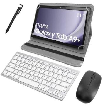 Imagem de Melhor Capa Para Tablet A9 Plus 11+Teclado+ Mouse+ Película - Duda Sto