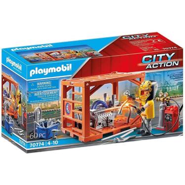 Imagem de Playmobil - Fabricante De Conteiner - City Action - 70774