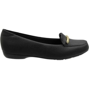 Imagem de Sapatilha Mocassim Modare Napa Floather Ultra conforto Feminina, Preto