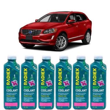 Imagem de Kit aditivo radiador bio coolant pronto para uso rosa - volvo xc60 - r