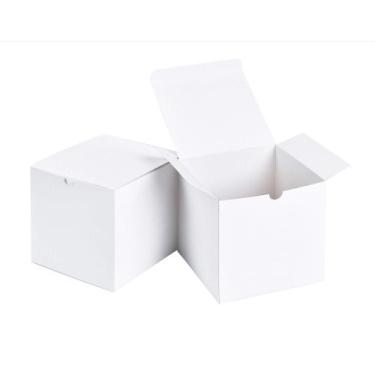 Imagem de Caixa de presente SHIPKEY 10 unidades 13x13x13cm branca com tampas
