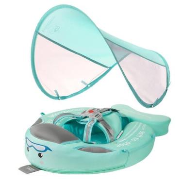 Imagem de Mambobaby Float Baby Float Baby Float com dossel Flutuador de piscina 