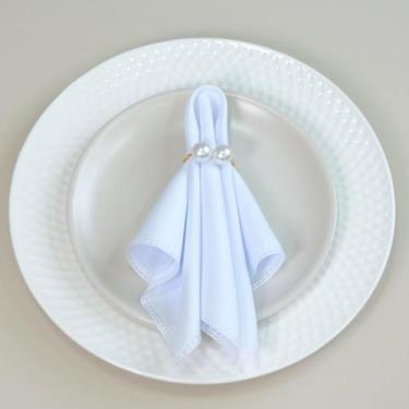 Imagem de Kit Anel Para Guardanapos Com Pérola Argola De Metal - Valle Enxovais,