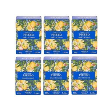 Imagem de Kit 6 Sabonete Em Barra Phebo Limão Siciliano 100g Cada