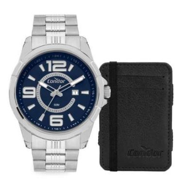 Imagem de Relógio Masculino Condor Prata à Prova D’água CO2115MWA/K4A-Masculino