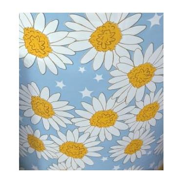 Imagem de Sacos de envio com estampa de margarida azul, 2,4 mm de espessura, envelopes de envio à prova d'água e resistentes a rasgos, sacos de embalagem autovedantes para pequenas empresas (margarida azul, 35