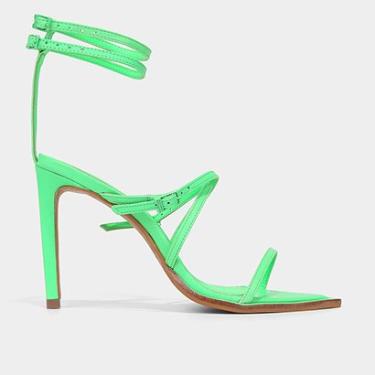 Imagem de Sandália Santa Lolla Salto Alto Fivelas Feminina-Feminino