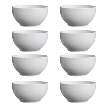Imagem de Cumbuca Capri 400ml Porcelana Tigela Sopa Caldo Açai Porcelana Branca - Para Sopa, Caldo, Açaí, Sobremesas e Servir(KIT COM 12)