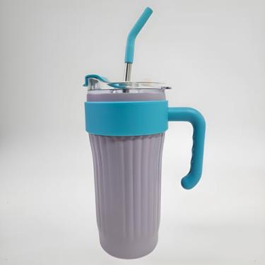 Imagem de Caneca Térmica Inox 860ml com Canudo