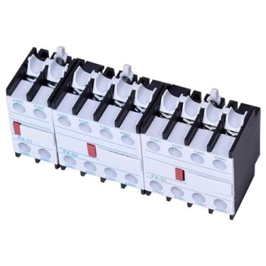 Imagem de LA1-DN22 LA1-DN11 F4-22 F4-11 F4-31 F4-40 Bloco de contator auxiliar o contato auxiliar para contator CA CJX2 LC1-D 4 polos (Cor: F4-13 1NO3NC)