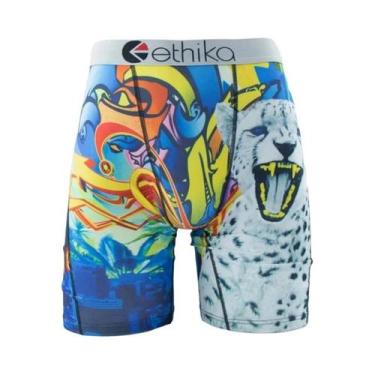 Imagem de Cuecas Boxer Masculinas plus Size Em Malha Respirável ETHIKA, Roupa De