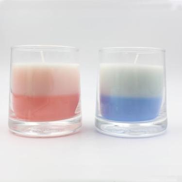 Imagem de Velas perfumadas de padrão floral, sálvia e eucalipto